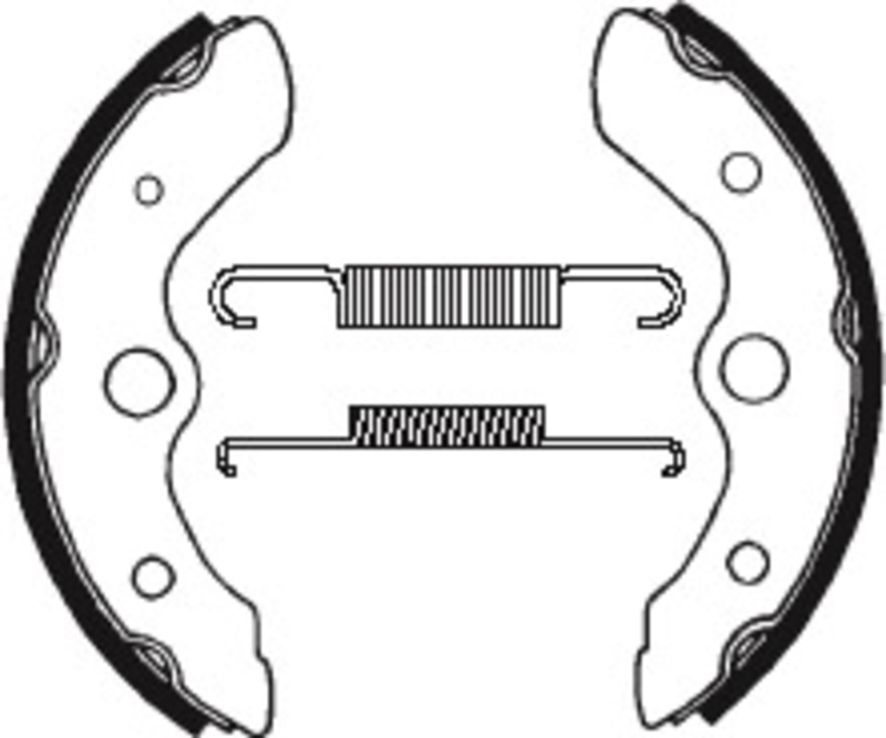 Tecnium ATV Organische Bremsbacken - BA044