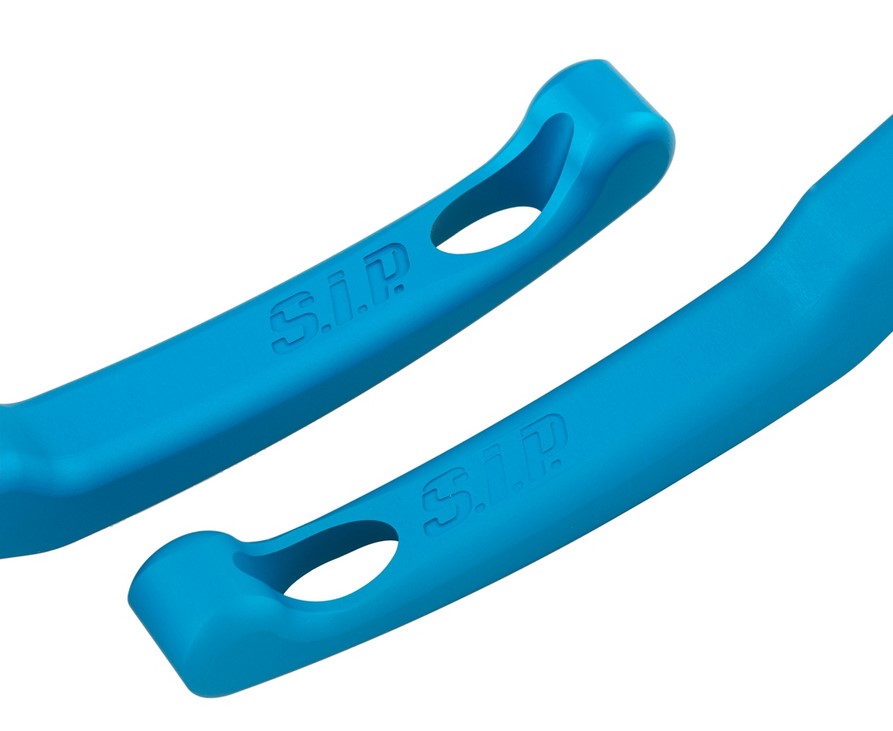 Sporthebel Set Bremse Shorty für Vespa, rechts und links, blau matt