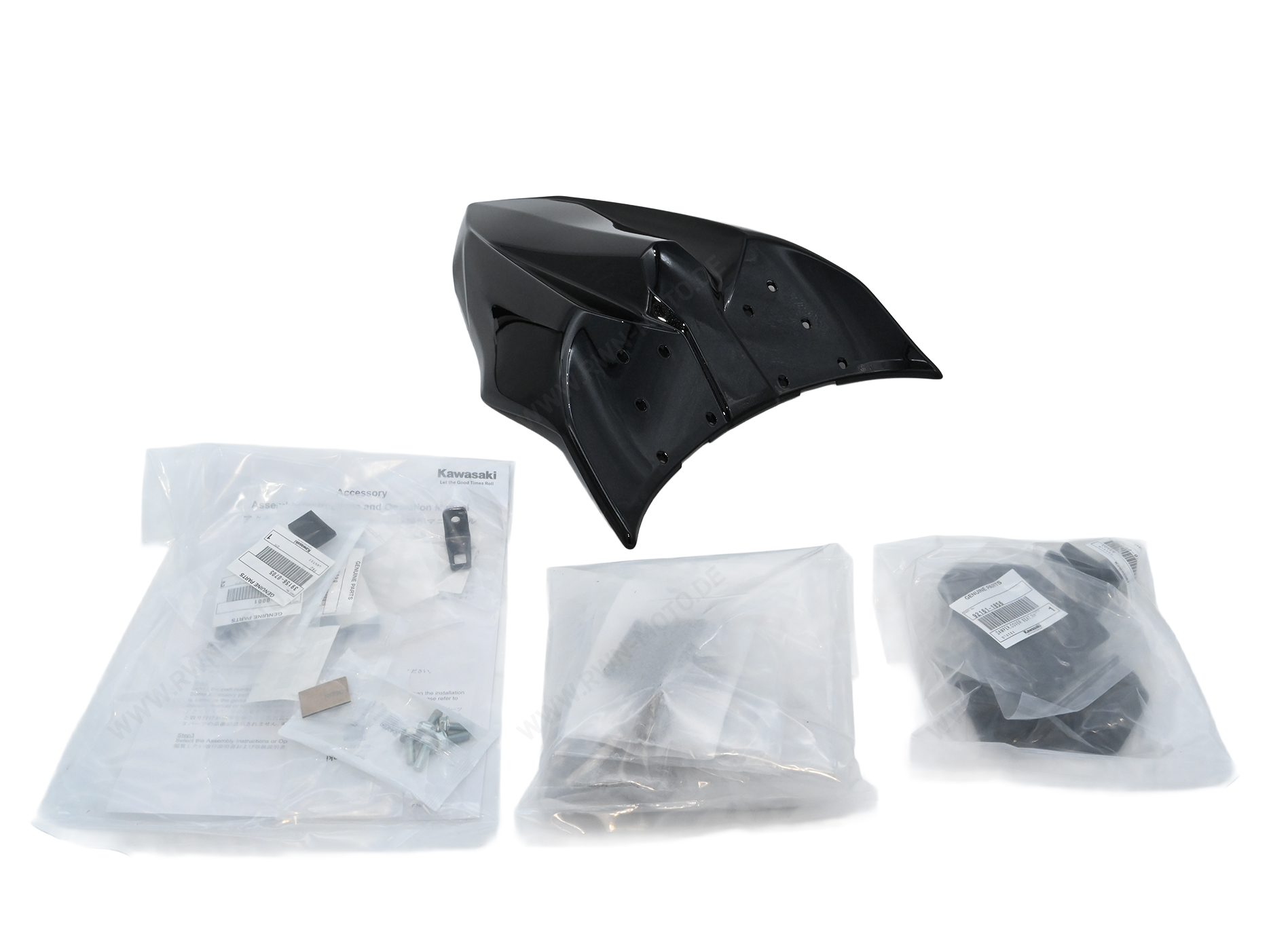 Soziusabdeckung "660" Metallic Spark Black Ninja650 2017/ Z650 2017 Original Kawasaki