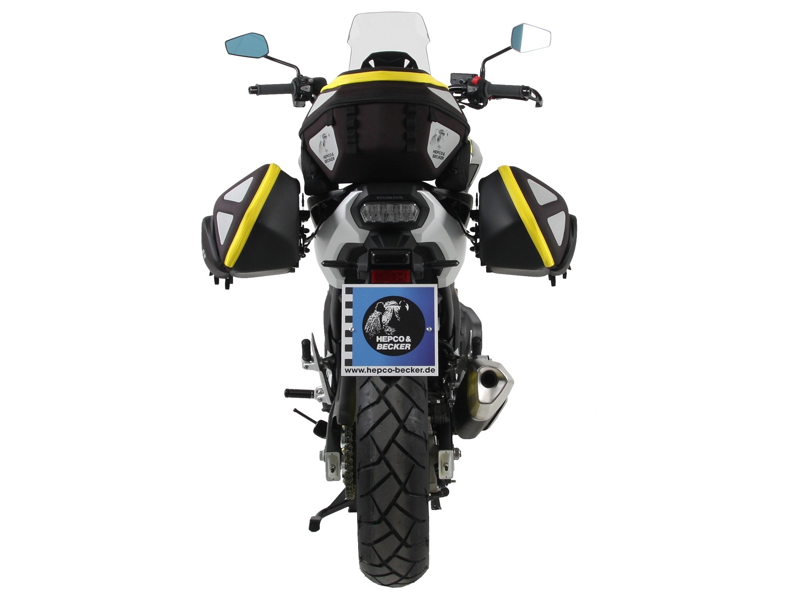 C-Bow Seitenträger schwarz für Honda NC 700 S (12-13) /750 S/DCT (14-20) Hepco & Becker