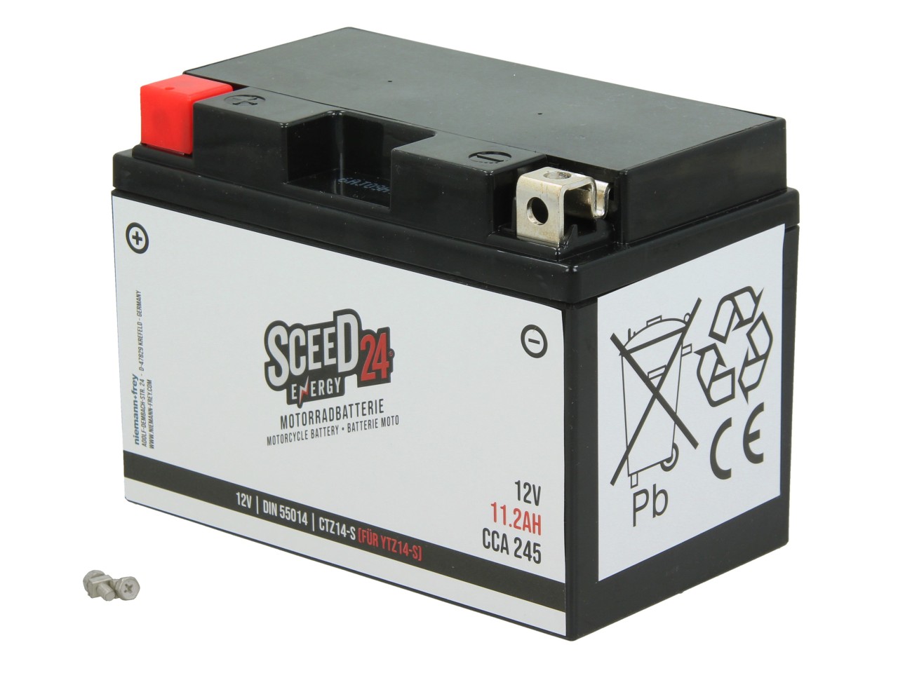 Sceed24 Batterie 12 V, 11 A, Gel / SLA