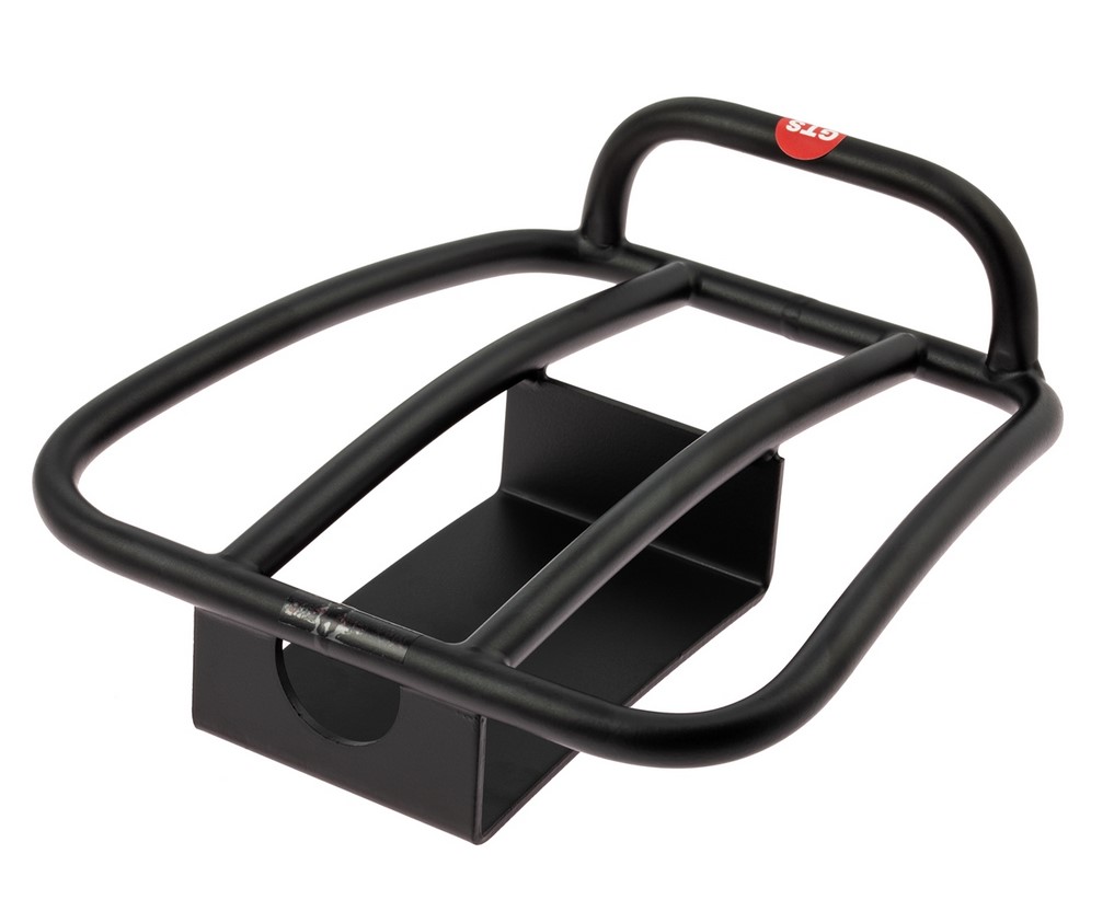 Gepäckträger hinten 70's für Vespa GTS/​GTV/GT 125-300ccm 4T LC, schwarz matt