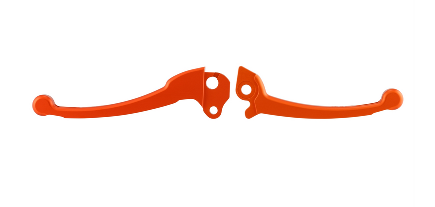 Sporthebel Set Kupplung/Bremse für Vespa PX 125 -150ccm, HBZ Hengtong, rechts/links, orange matt