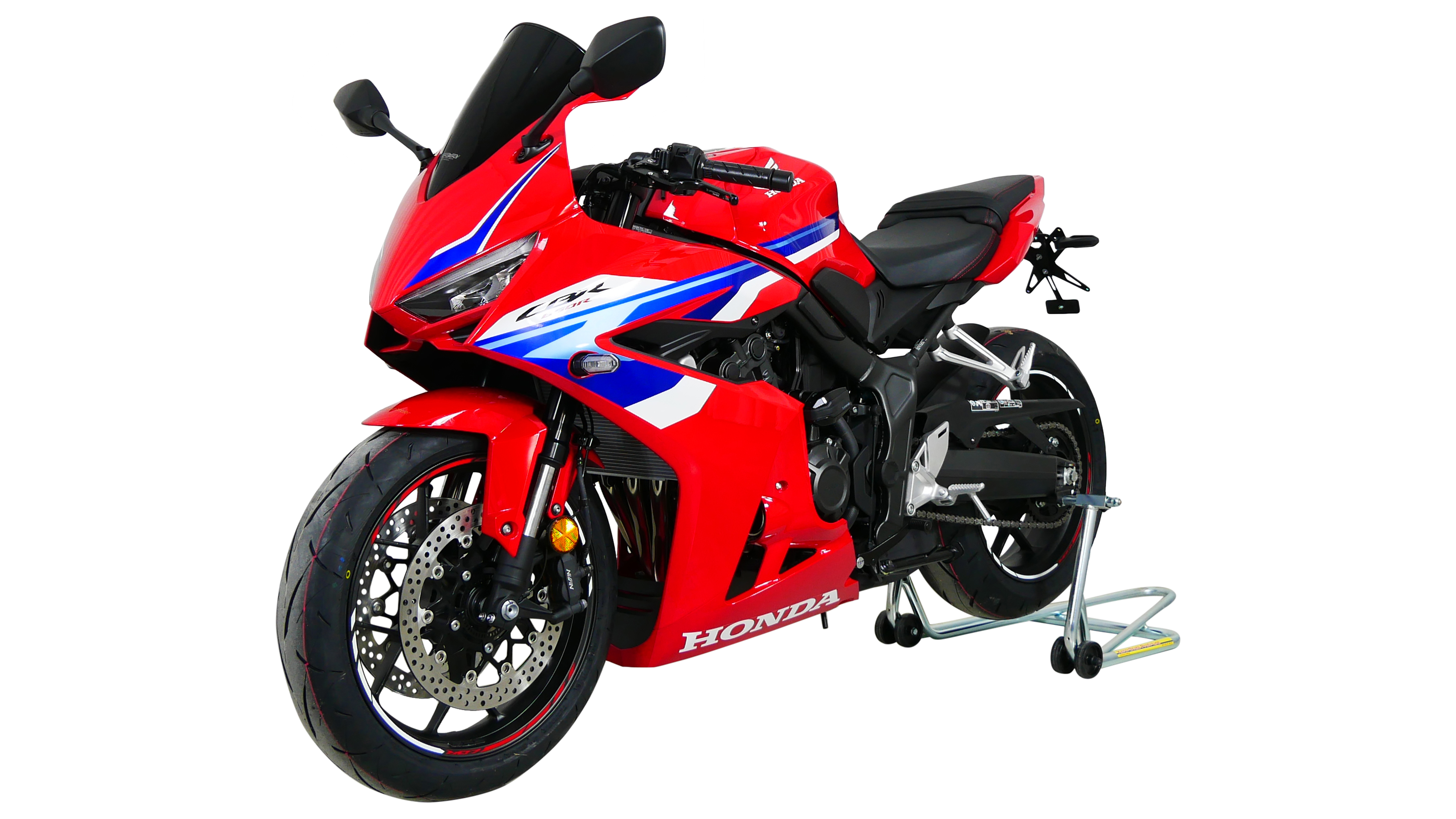 Racingscheibe MRA "R" schwarz für Honda CBR 650 R 2024-