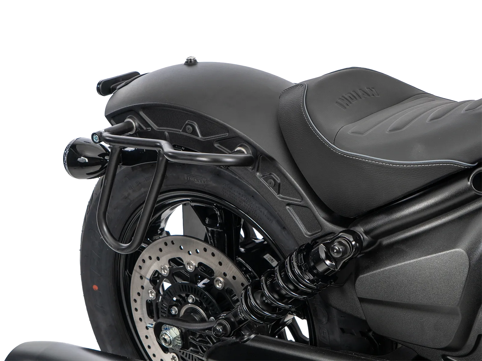 Cutout Taschen Set braun inkl. Halter für Indian Scout Sixty Classic (25-) Hepco & Becker