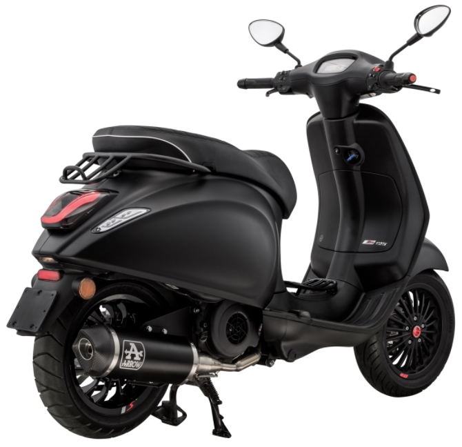 Gepäckträger Durchstieg schwarz für Vespa Primavera/​Sprint 50-150ccm