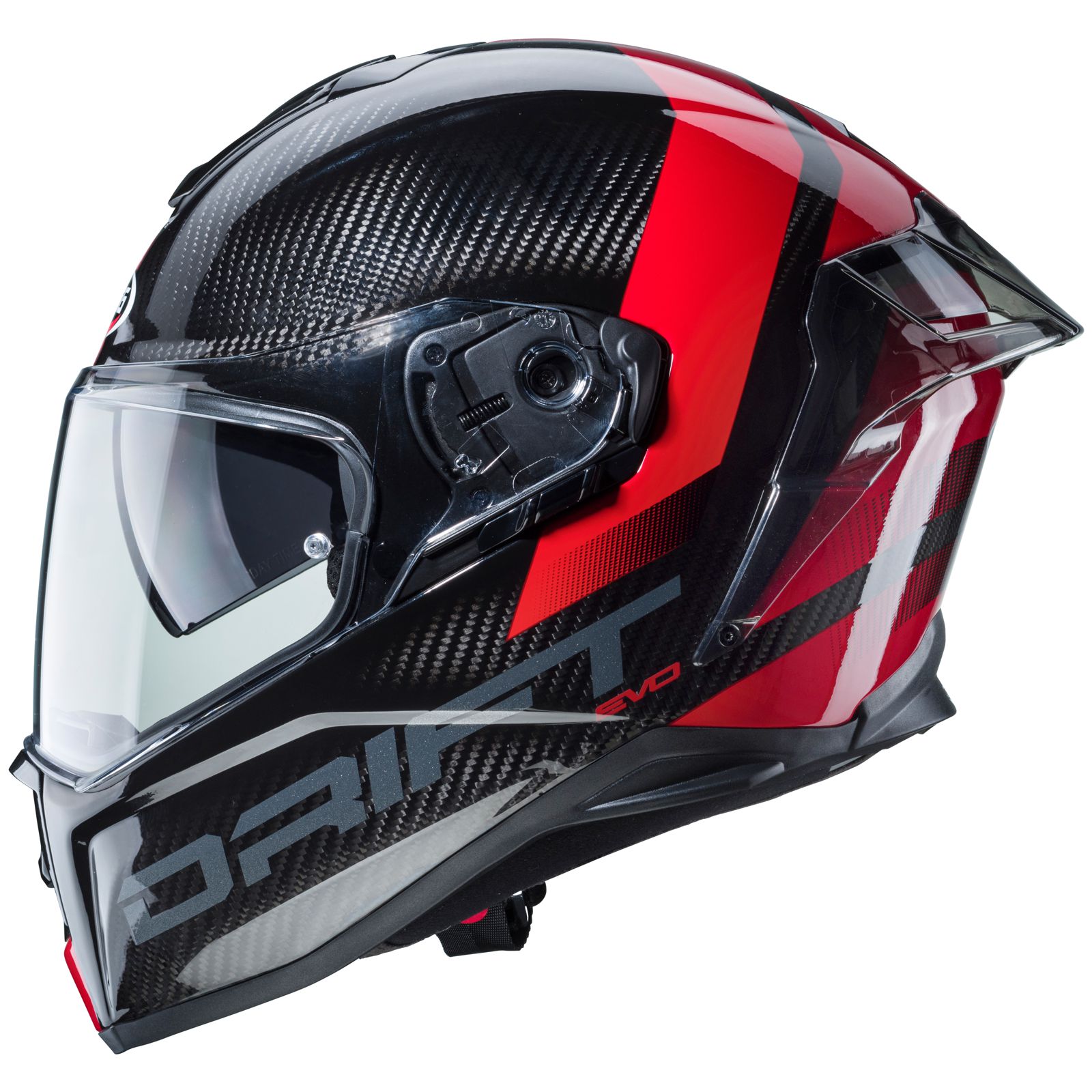 Caberg Helm Drift Evo Carbon Sonic, schwarz/rot