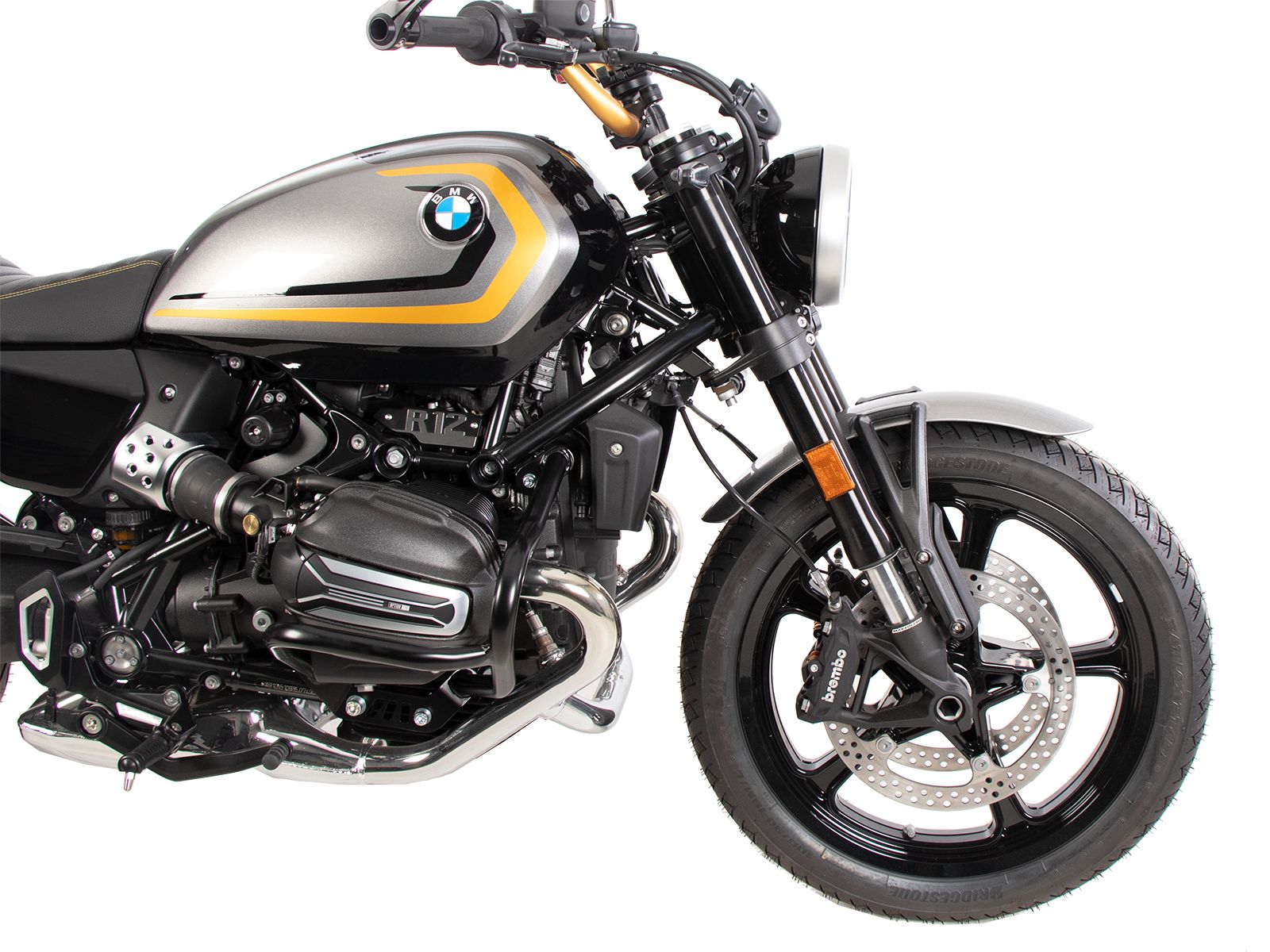 Motorschutzbügel schwarz für BMW R 12 (24-) Hepco & Becker