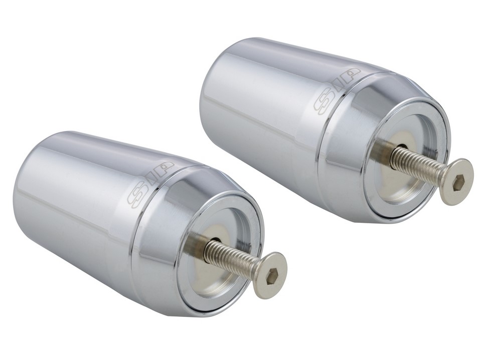 Lenkerendengewichte für Vespa GTS/​GTS Super/​GTV/​GT 60/​GT/​GT L 125-300ccm, chrom