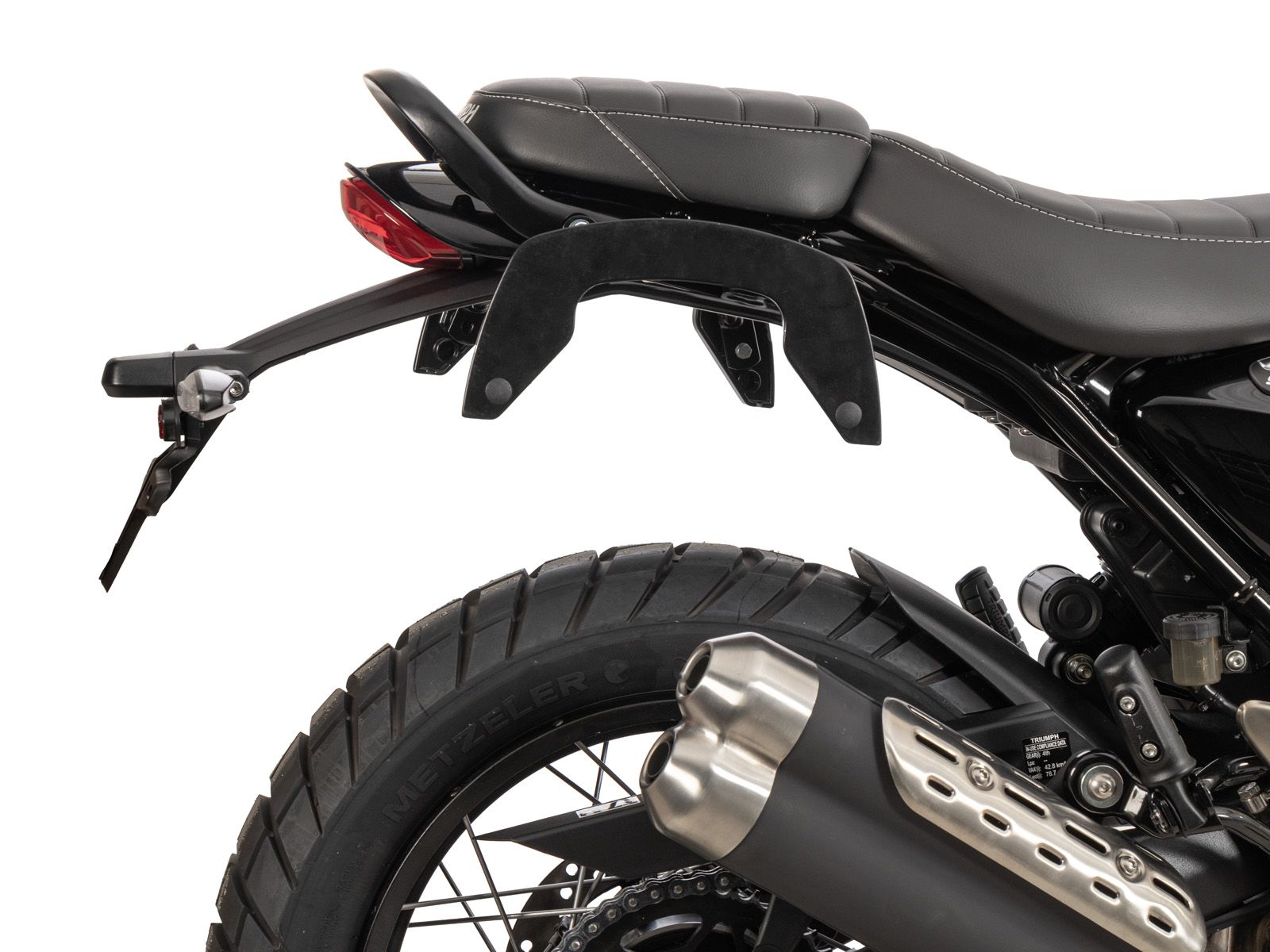 C-Bow Seitenträger schwarz für Triumph Scrambler 400 XC (25-) Hepco & Becker