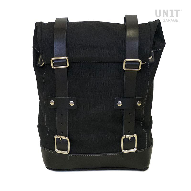 Canvas-Seitentasche 10L-14L - Schwarz/Schwarz - Unit Garage