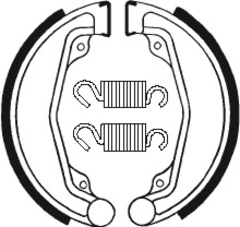 Tecnium Street/ATV Organische Bremsbacken - BA023