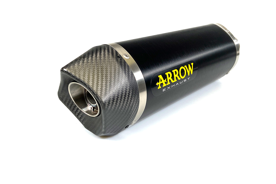 ARROW Auspuff RACE TECH für Kawasaki Z650, Ninja 650 und Versys 650 aus Aluminium, schwarz