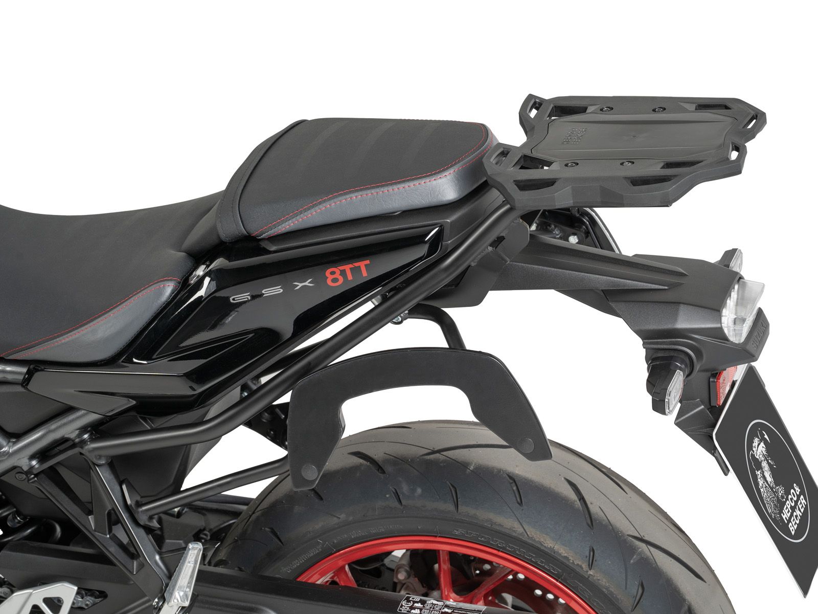 C-Bow Seitenträger schwarz für Suzuki GSX-8TT (25-) Hepco & Becker