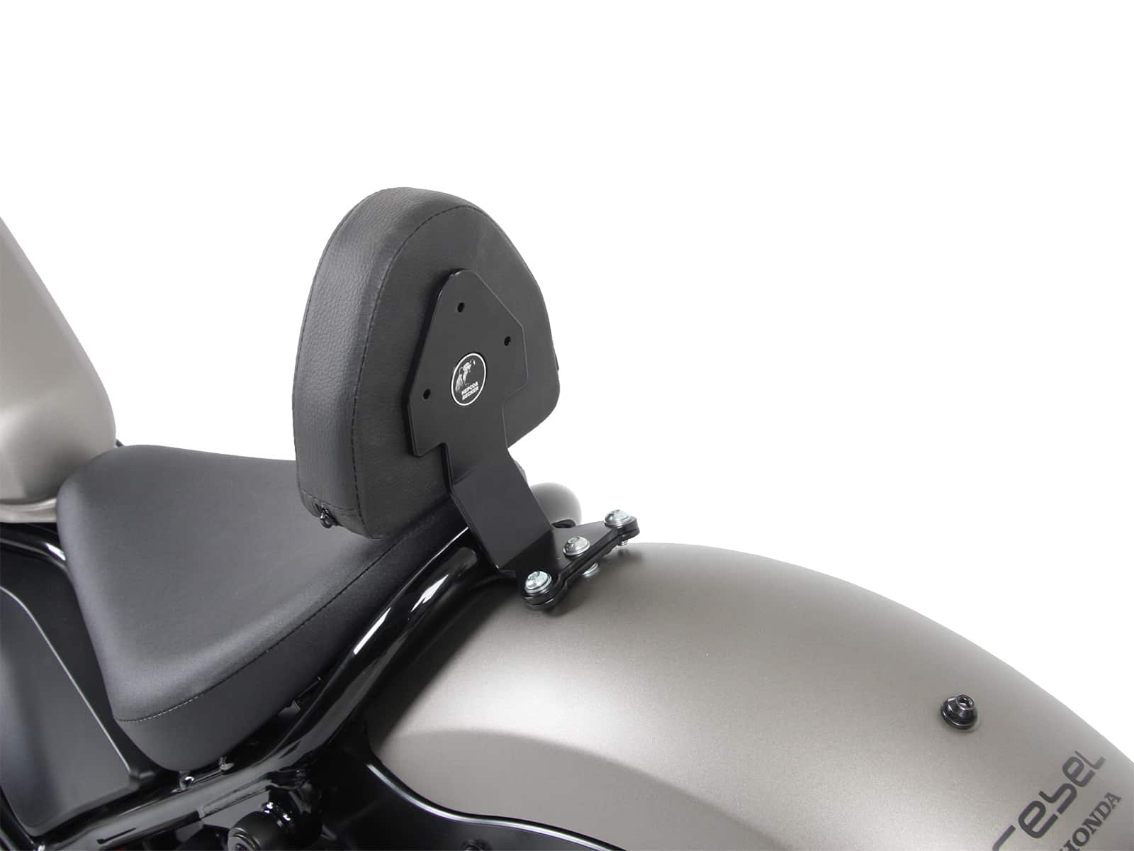 Fahrer-Rückenlehne mit Polster schwarz für Honda CMX 500 Rebel (17-) Hepco & Becker