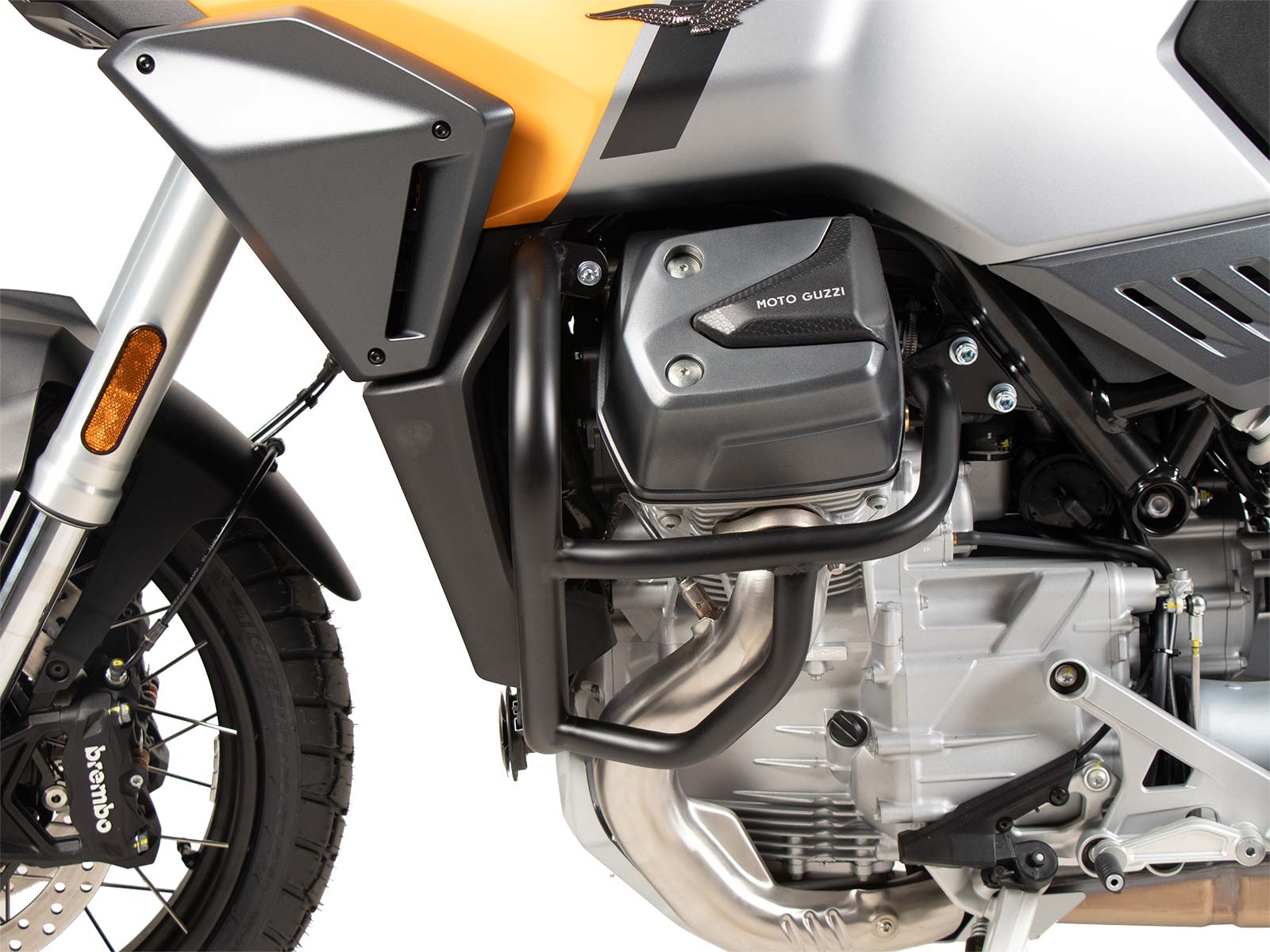 Motorschutzbügel schwarz für Moto Guzzi Stelvio (24-) Hepco & Becker