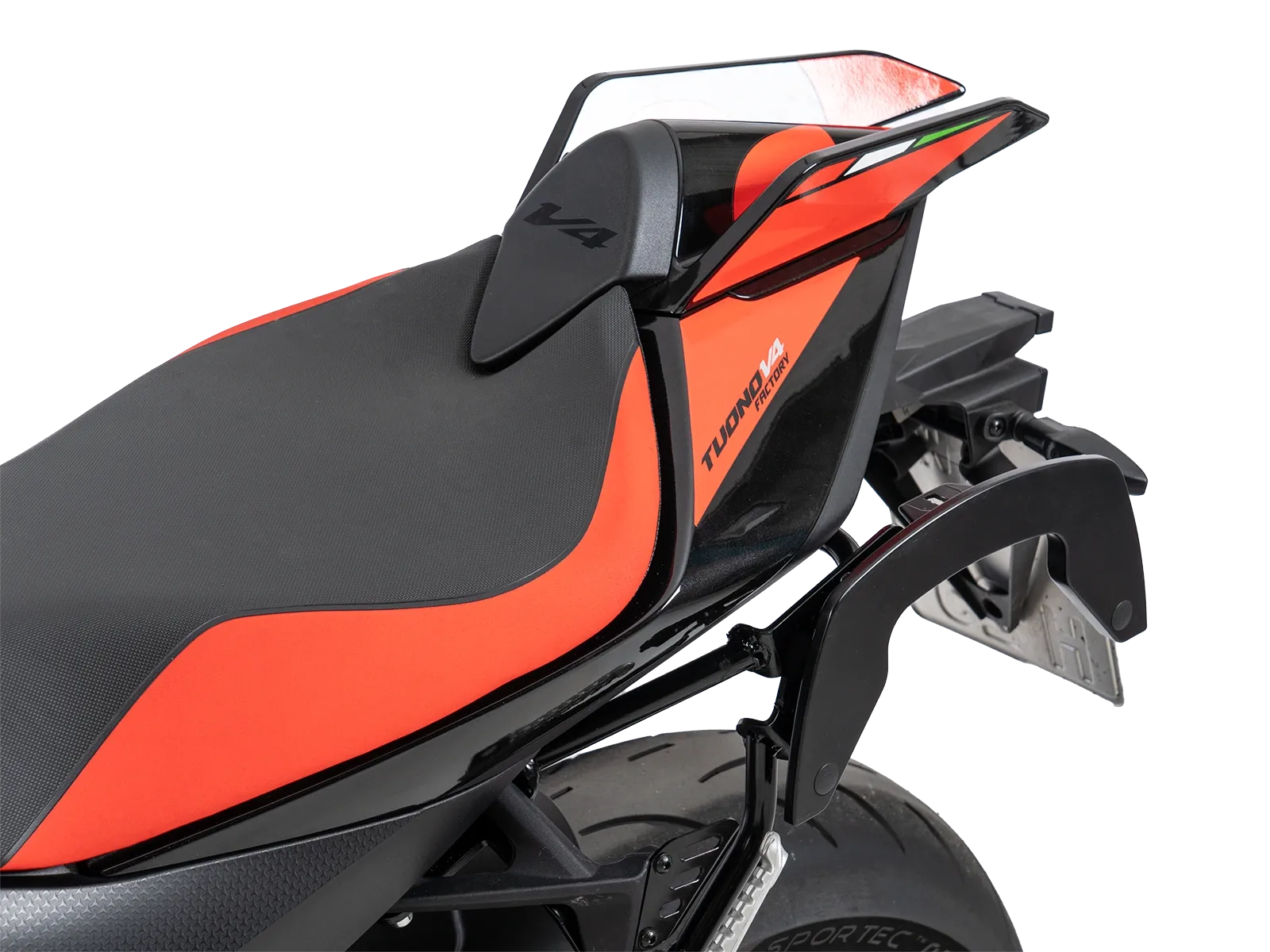 C-Bow Seitenträger schwarz für Aprilia Tuono V4 1100 Factory (25-) Hepco & Becker