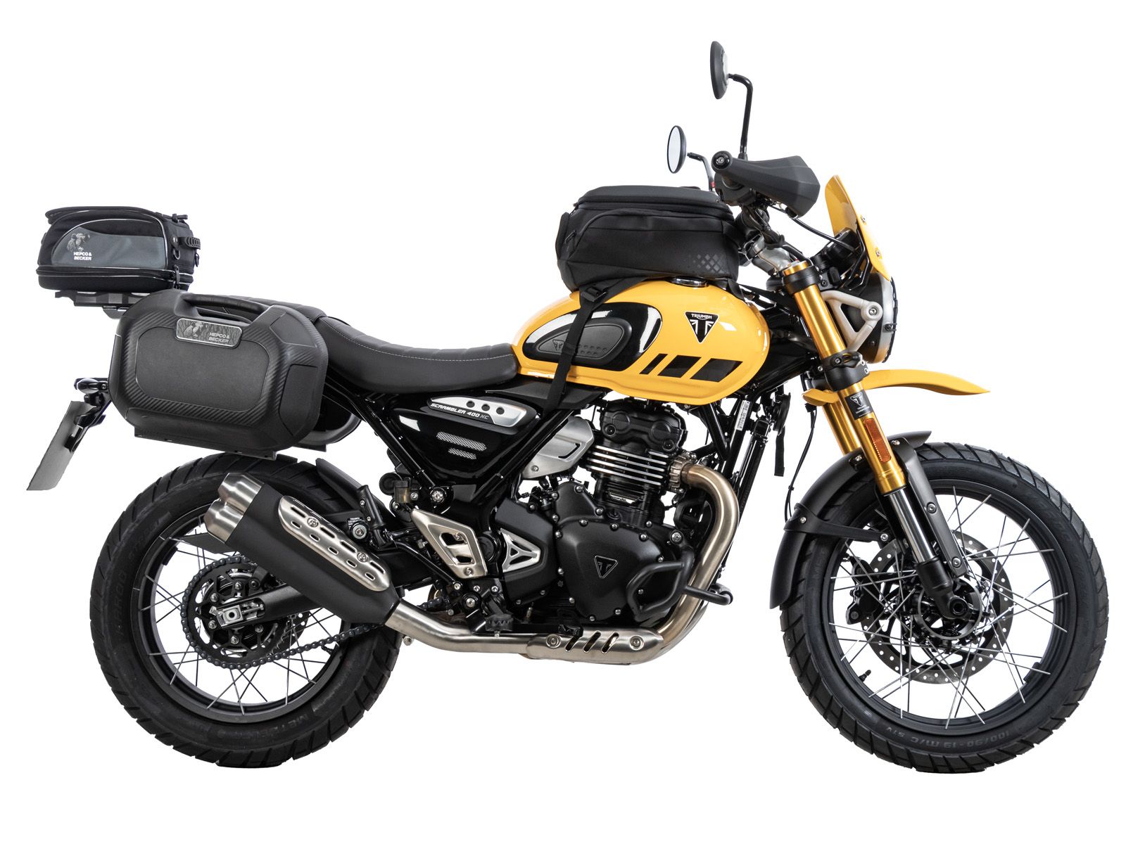 Smartrack Heckträger schwarz für Triumph Scrambler 400 XC (25-) Hepco & Becker