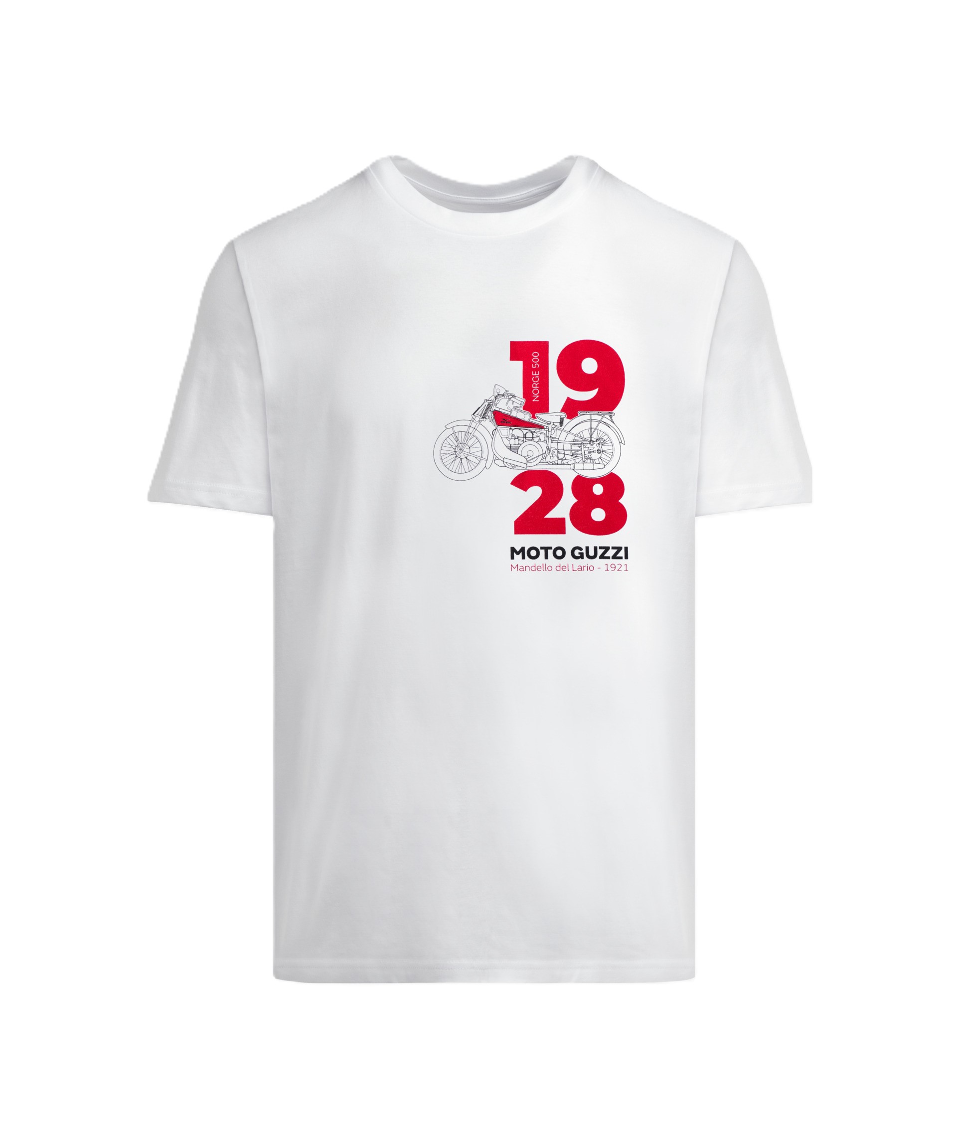 Herren T-Shirt Norge "Moto Guzzi Mandello"