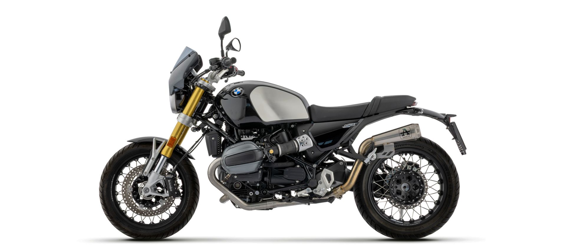 ARROW Auspuff PRO-RACE Titan mit Titan-Endkappe für BMW R 12 nineT (24-)
