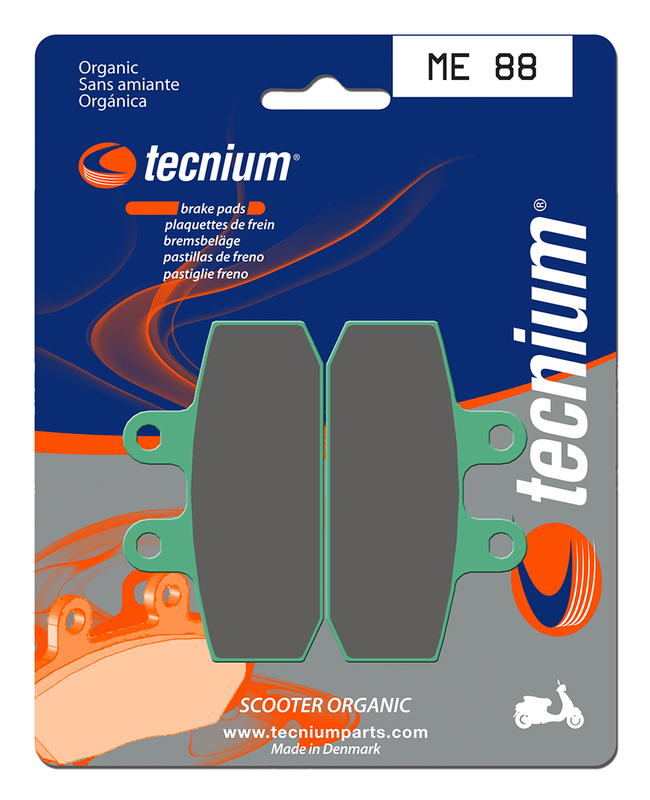 Tecnium Scooter Organische Bremsbeläge - ME88