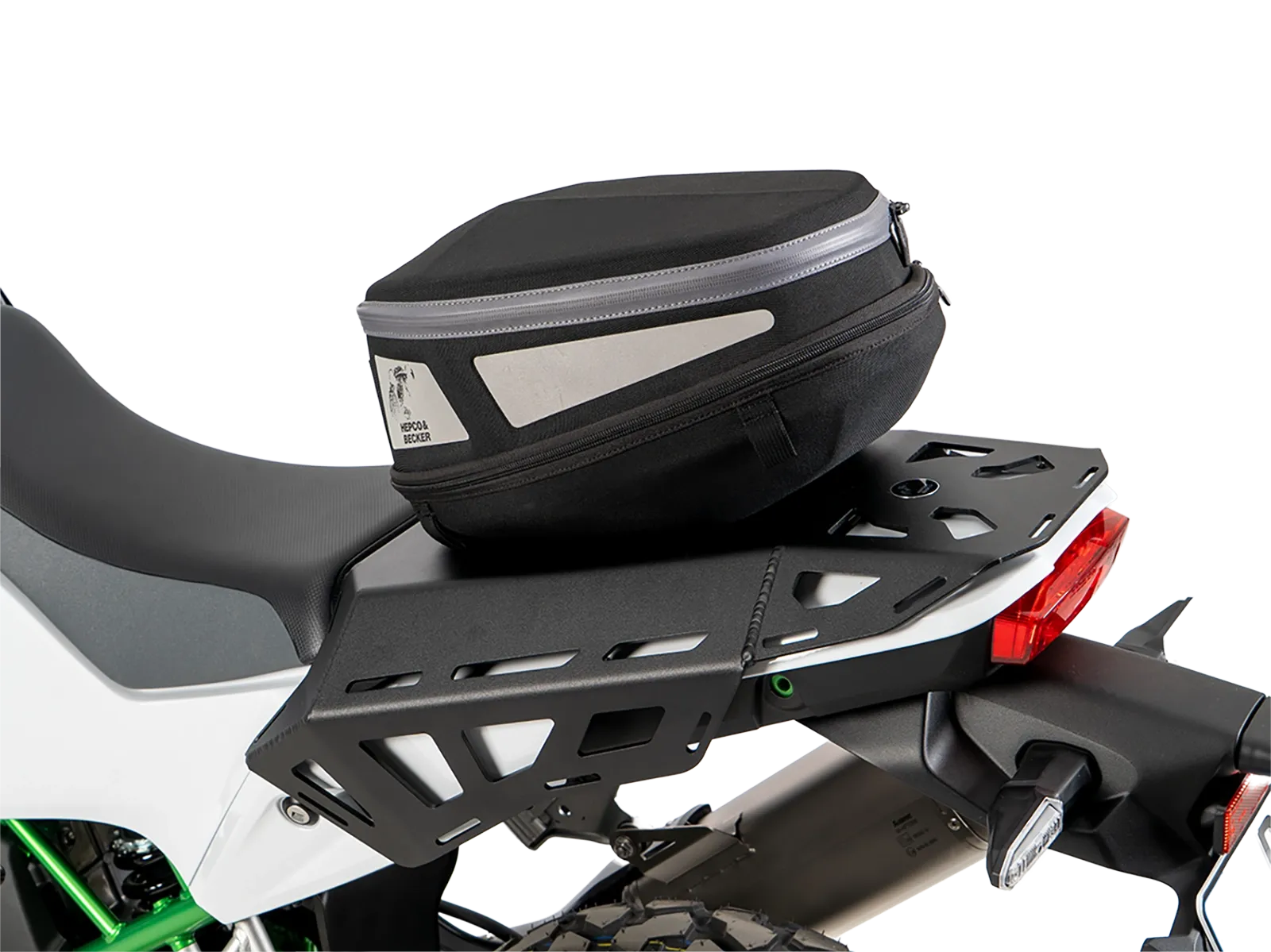 Abstandshalter Luggage Guard schwarz für Kawasaki KLE 500 / SE (26-) Hepco & Becker