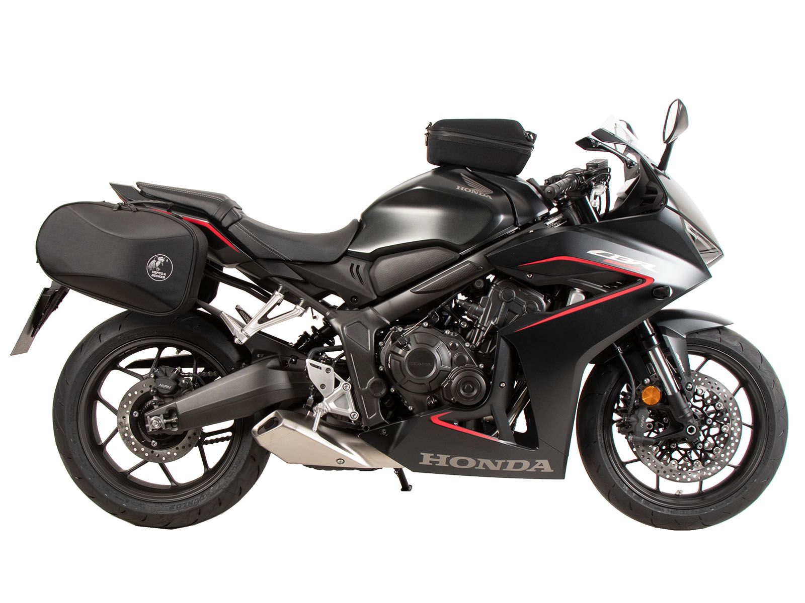 C-Bow Seitenträger schwarz für Honda CBR 650 R / E-Clutch (24-) Hepco & Becker