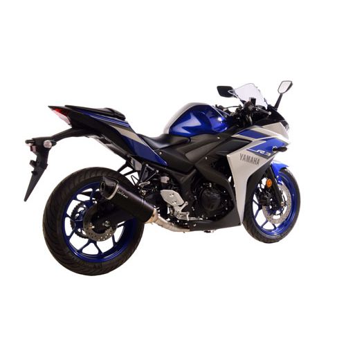 LeoVince Auspuffanlage SBK LV One Evo 2, Carbon, Komplettanlage für Yamaha MT-03 / YZF-R3