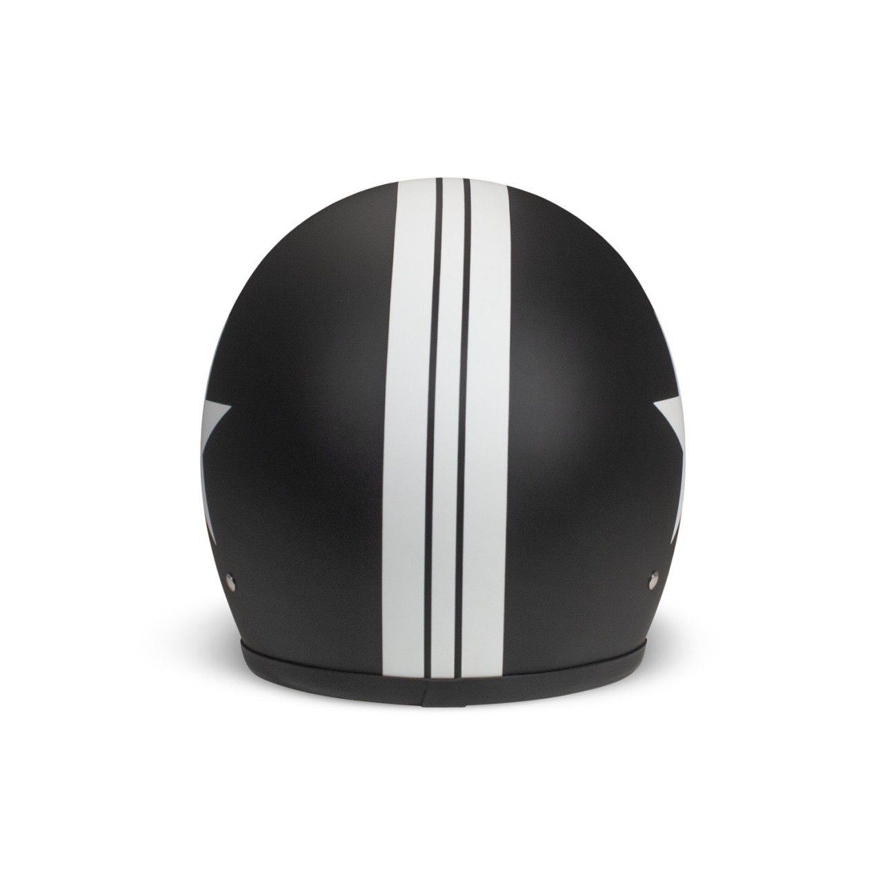DMD Jethelm Retro, schwarz, matt, Star Black, Fiberglas, ECE 22.06