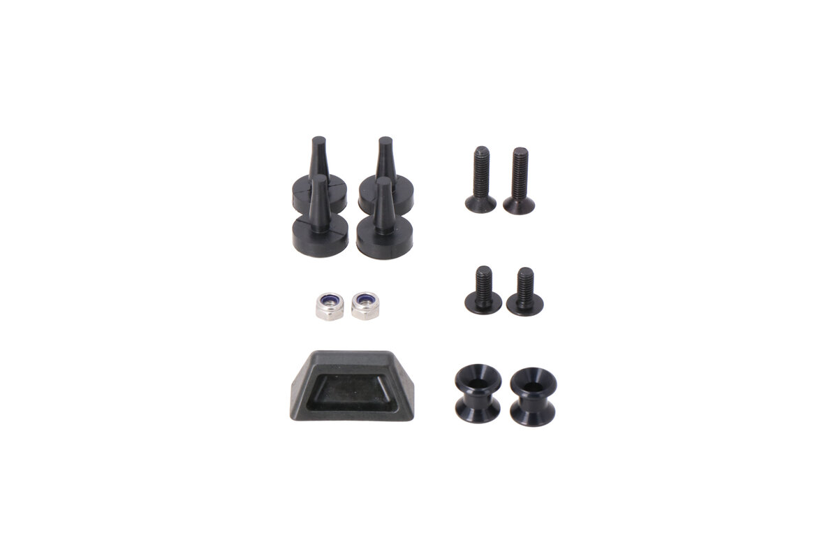 SW-Motech Adapterplatte schwarz für STREET-RACK Gepäckträger für DUSC Hartschalenkoffer Aufnahme