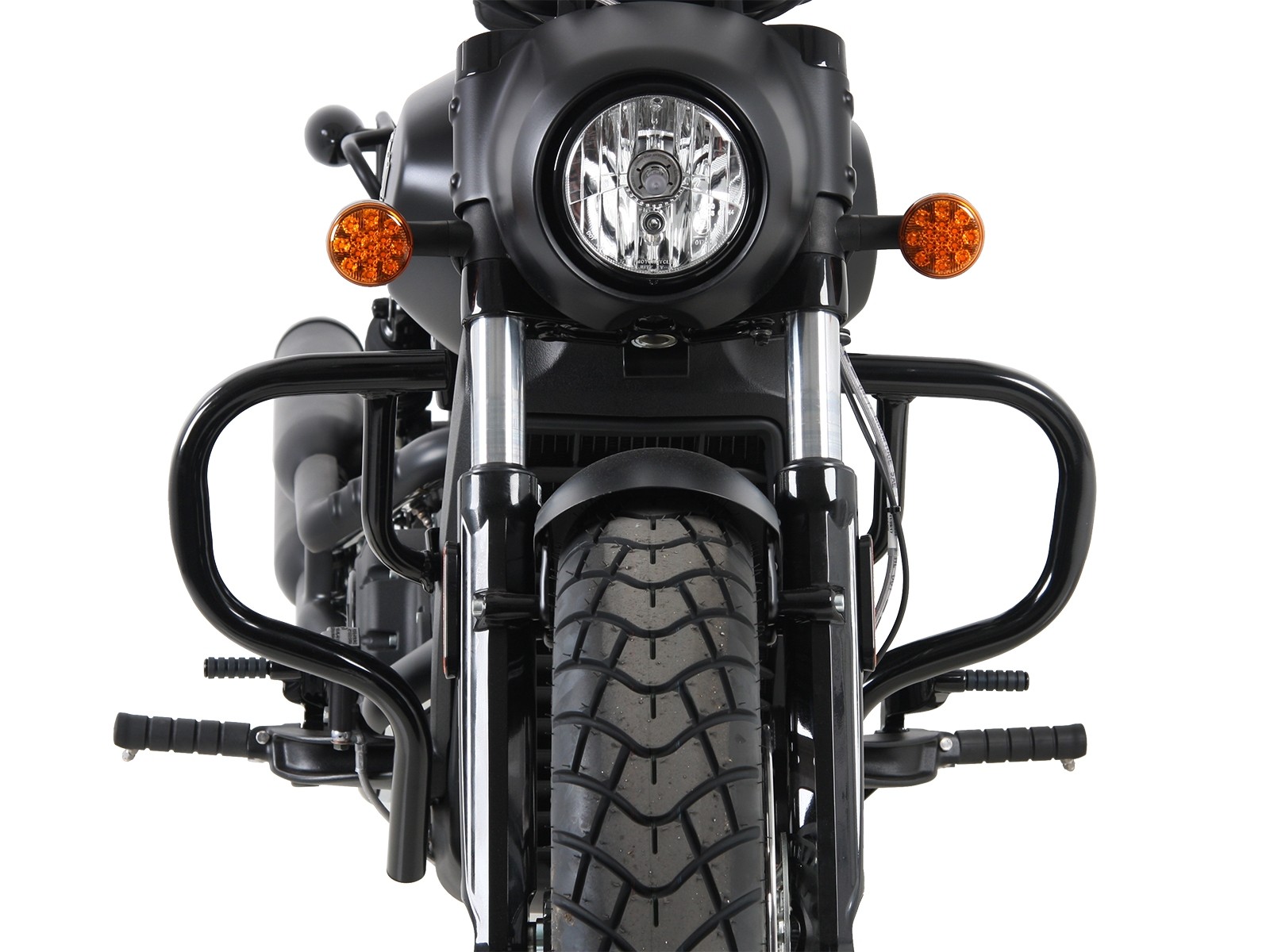 Motorschutzbügel schwarz für Indian Scout Bobber (2017-)