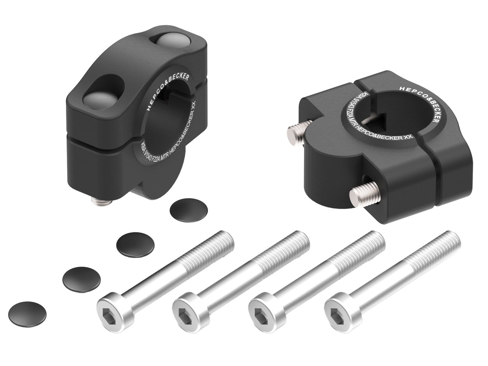 Lenkererhöhung H=20 mm für Yamaha Ténéré 700 Rally (25-) Hepco & Becker