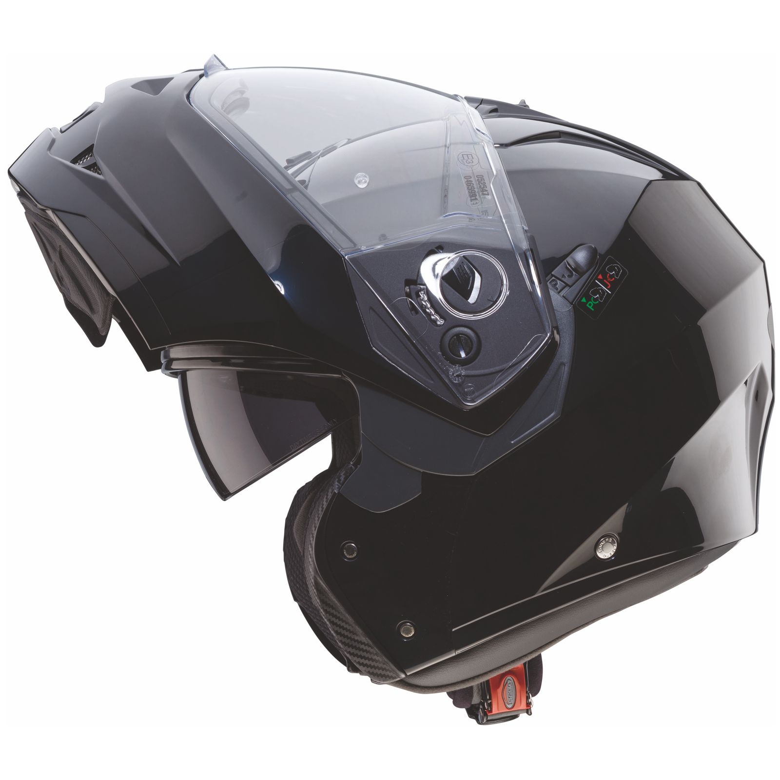Caberg Helm Duke II Smart, schwarz (unlackiert)