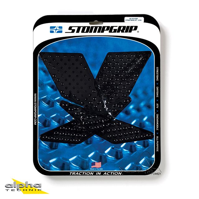 Stompgrip schwarz Volcano für Triumph und Yamaha Modelle