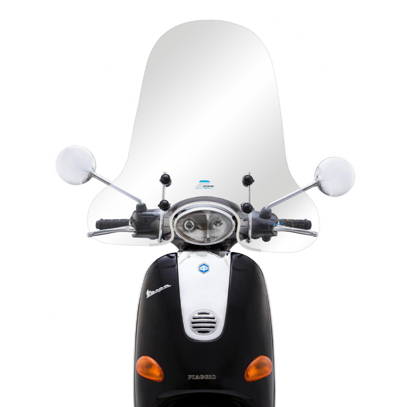 Windschild CUPPINI hoch für Vespa ET2/​ET4 50-150ccm, klar
