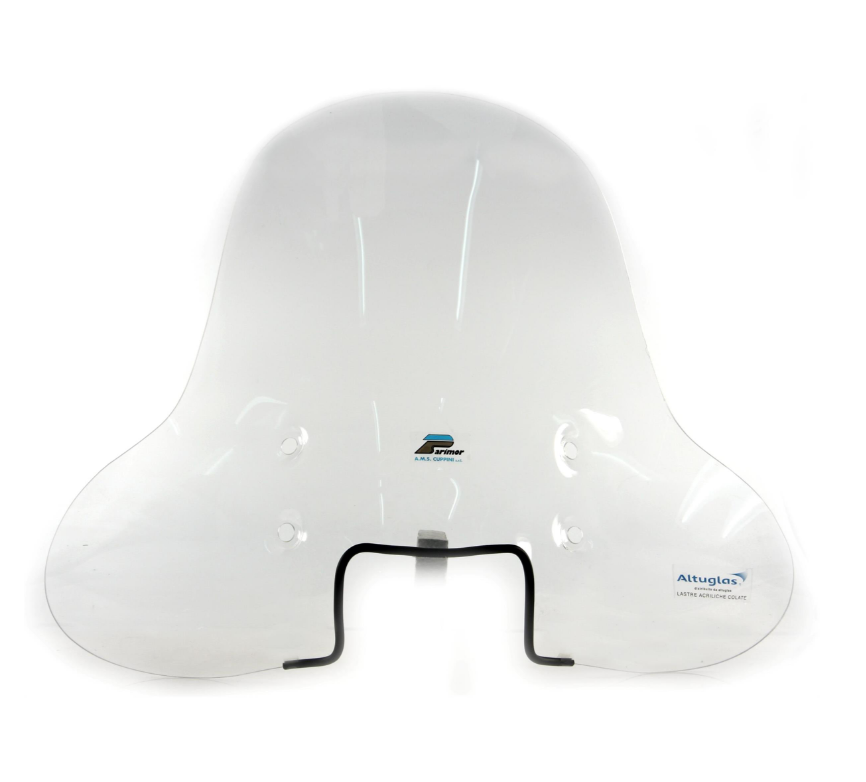 Windschild CUPPINI hoch für Vespa S 50-150ccm, klar