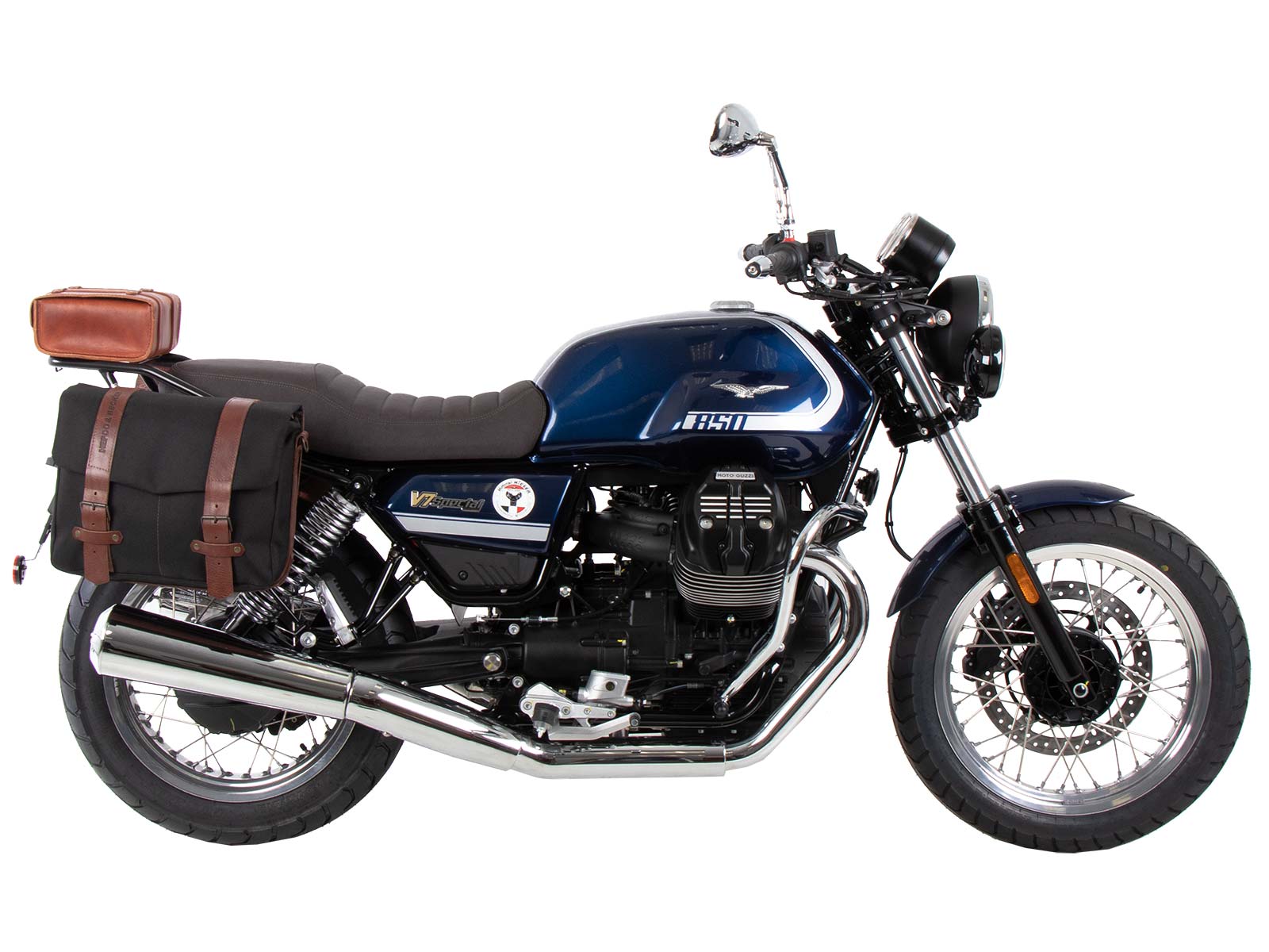C-Bow Seitenträger chrom für Moto Guzzi V7 850 Special (25- ) Hepco & Becker