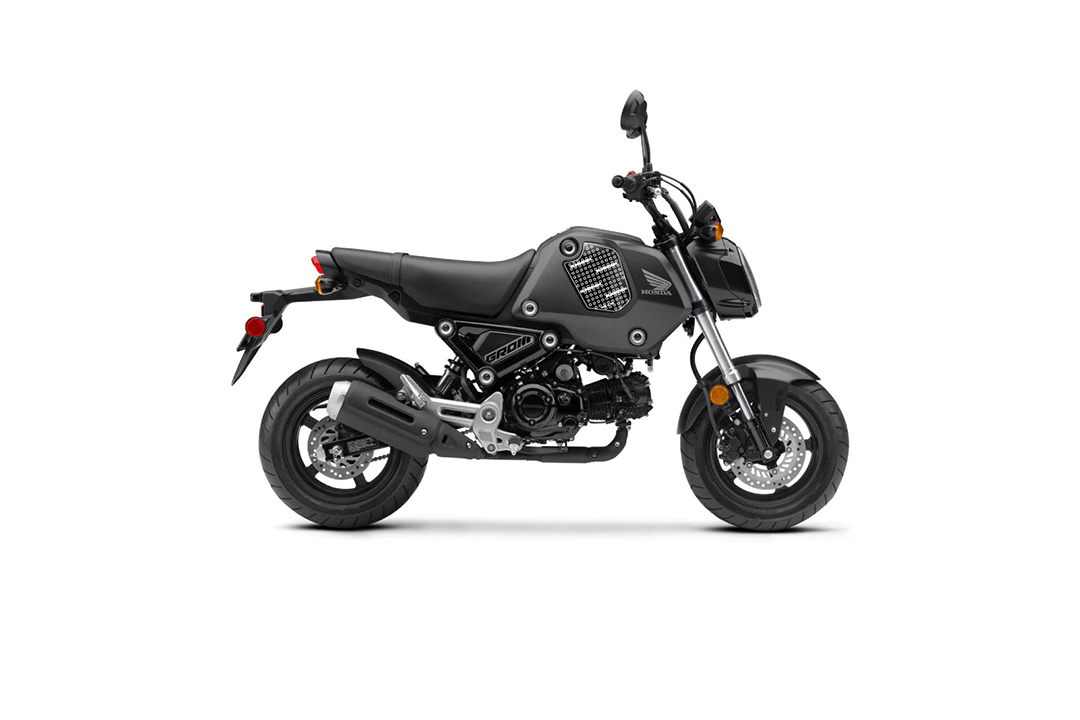Stompgrip Tank Pad schwarz, Icon, Streetbike Tank Kit - Tank Seiten, für Honda MSX125 Grom, 2021-202