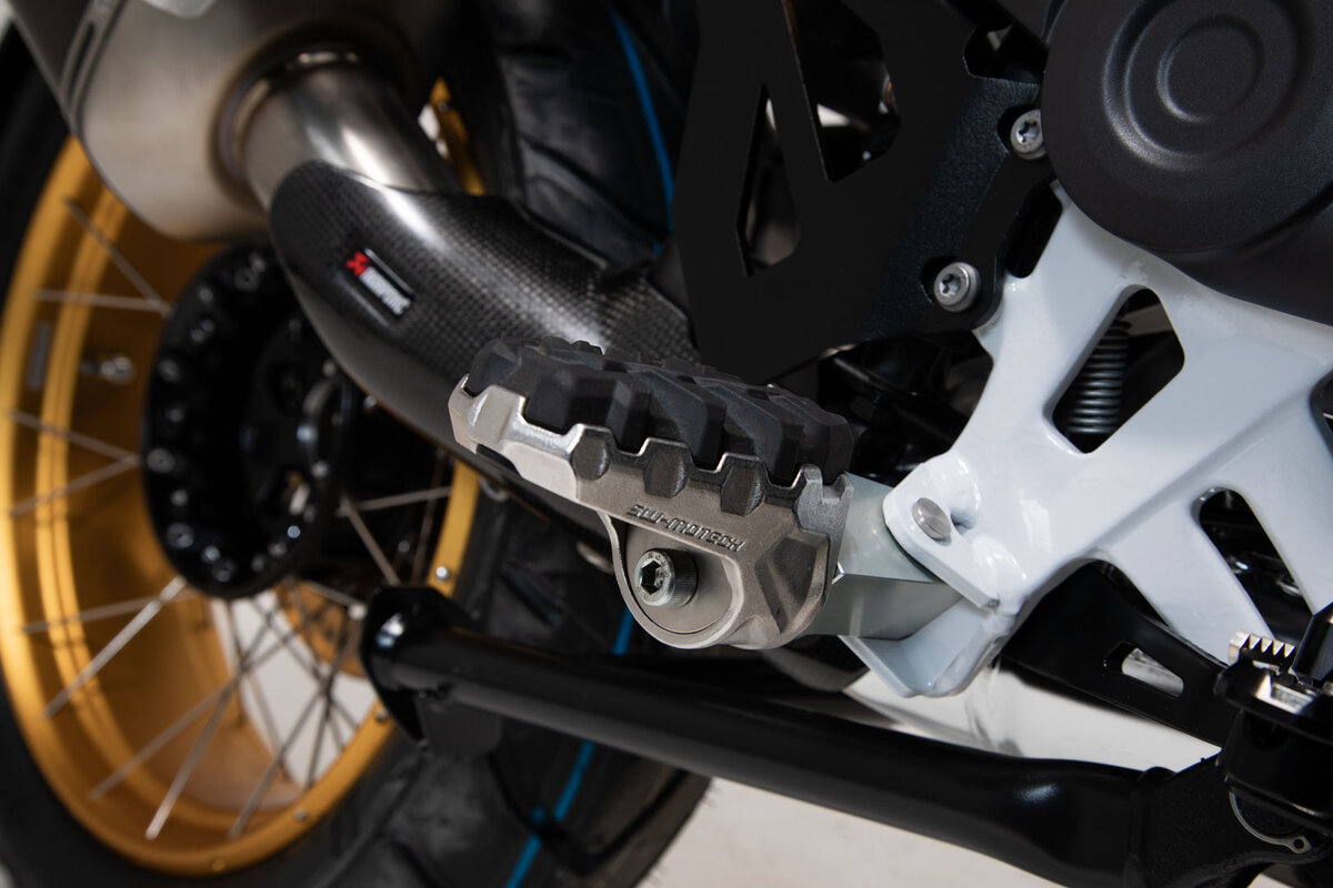 SW-Motech Verstellbare Fußrasten EVO, Edelstahl, für BMW R 1200 GS /Adventure