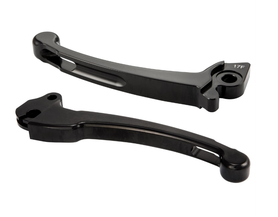 Sporthebel Set Kupplung/Bremse für Vespa PX 125 -150ccm, HBZ Hengtong, rechts/links, schwarz