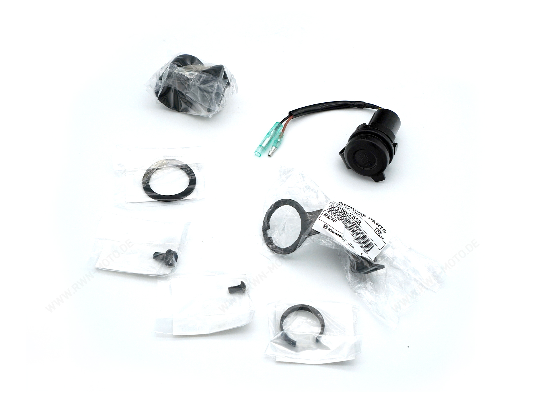 12V-Steckdosenkit für Vulcan S (Bj.15-19) Original Kawasaki