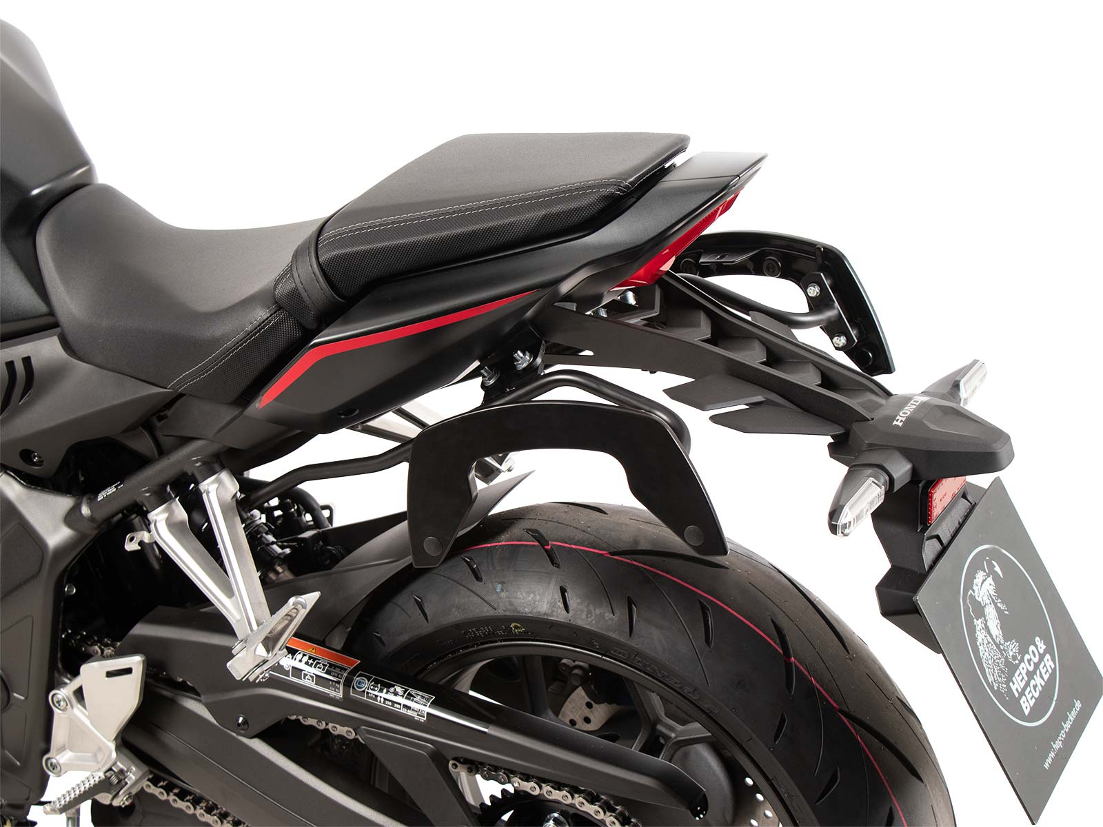 C-Bow Seitenträger schwarz für Honda CBR 650 R / E-Clutch (24-) Hepco & Becker