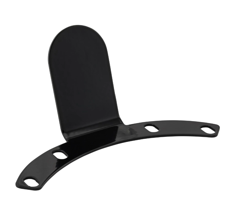 Halter Pickerl für österreichische Prüfplakette für Primavera/​Sprint 50-150ccm, schwarz glänzend
