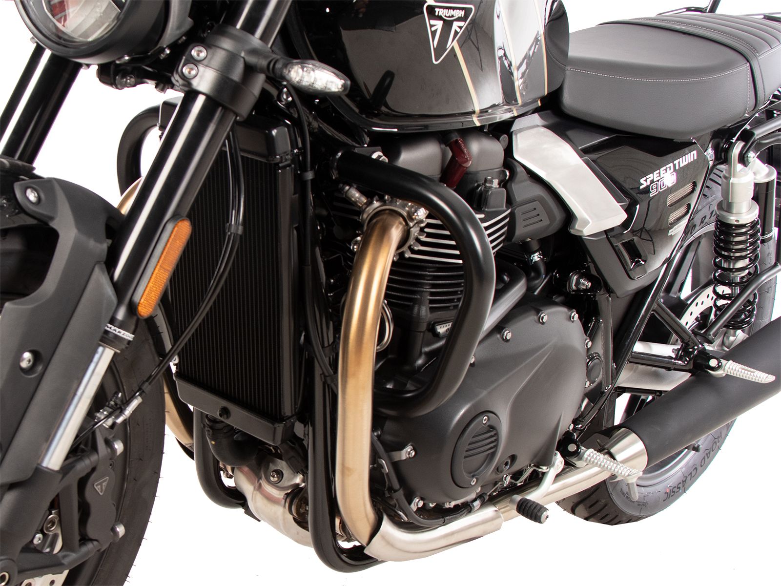 Motorschutzbügel schwarz für Triumph Speed Twin 900 (25-) Hepco & Becker