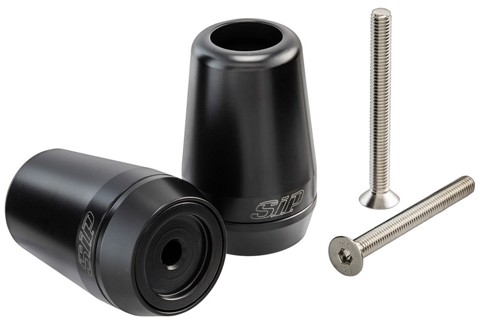 Lenkerendengewichte für Vespa GTS/​GTS Super/​GTV/​GT 60/​GT/​GT L 125-300ccm, schwarz matt