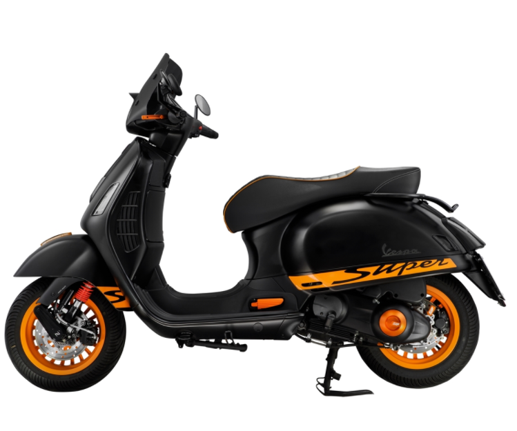 Abdeckung Variodeckel für Vespa Primavera/​Sprint 125-150ccm i.e. 3V 4T AC, orange matt