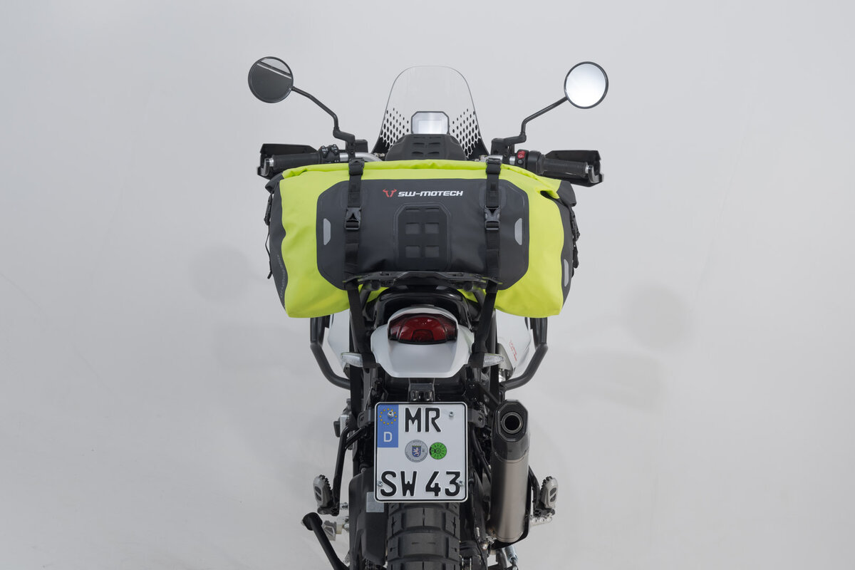 SW-Motech Drybag 350 Hecktasche für Yamaha MT-03 ABS, signalgelb / grau