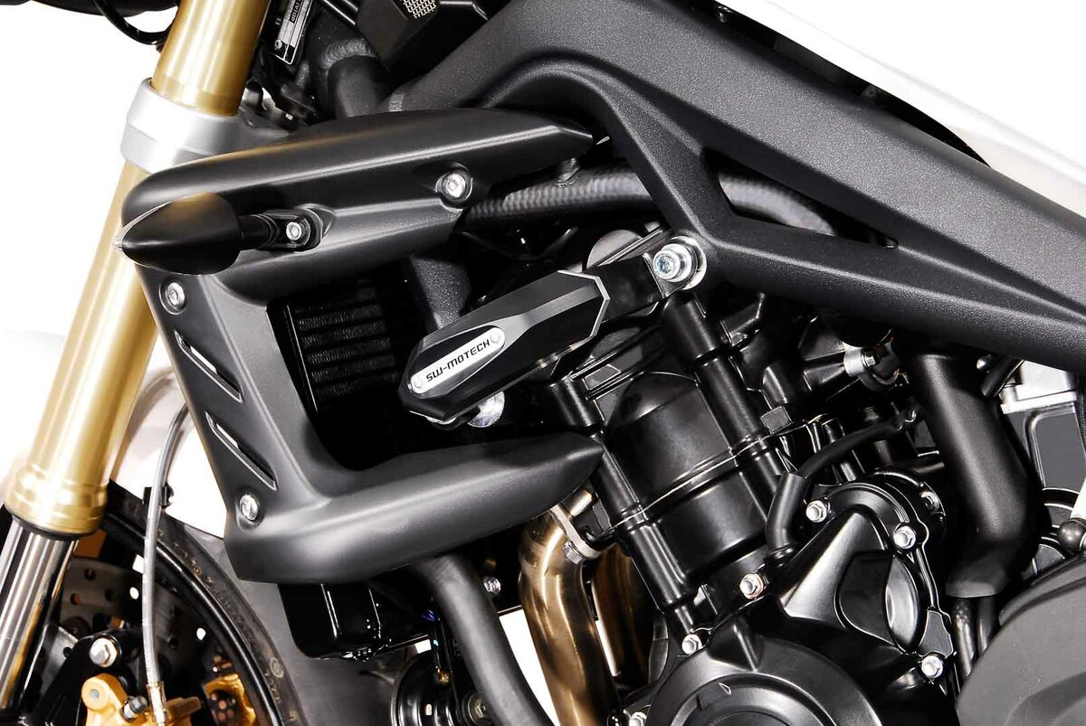 SW-Motech Sturzpad-Kit schwarz für Triumph Street Triple 675