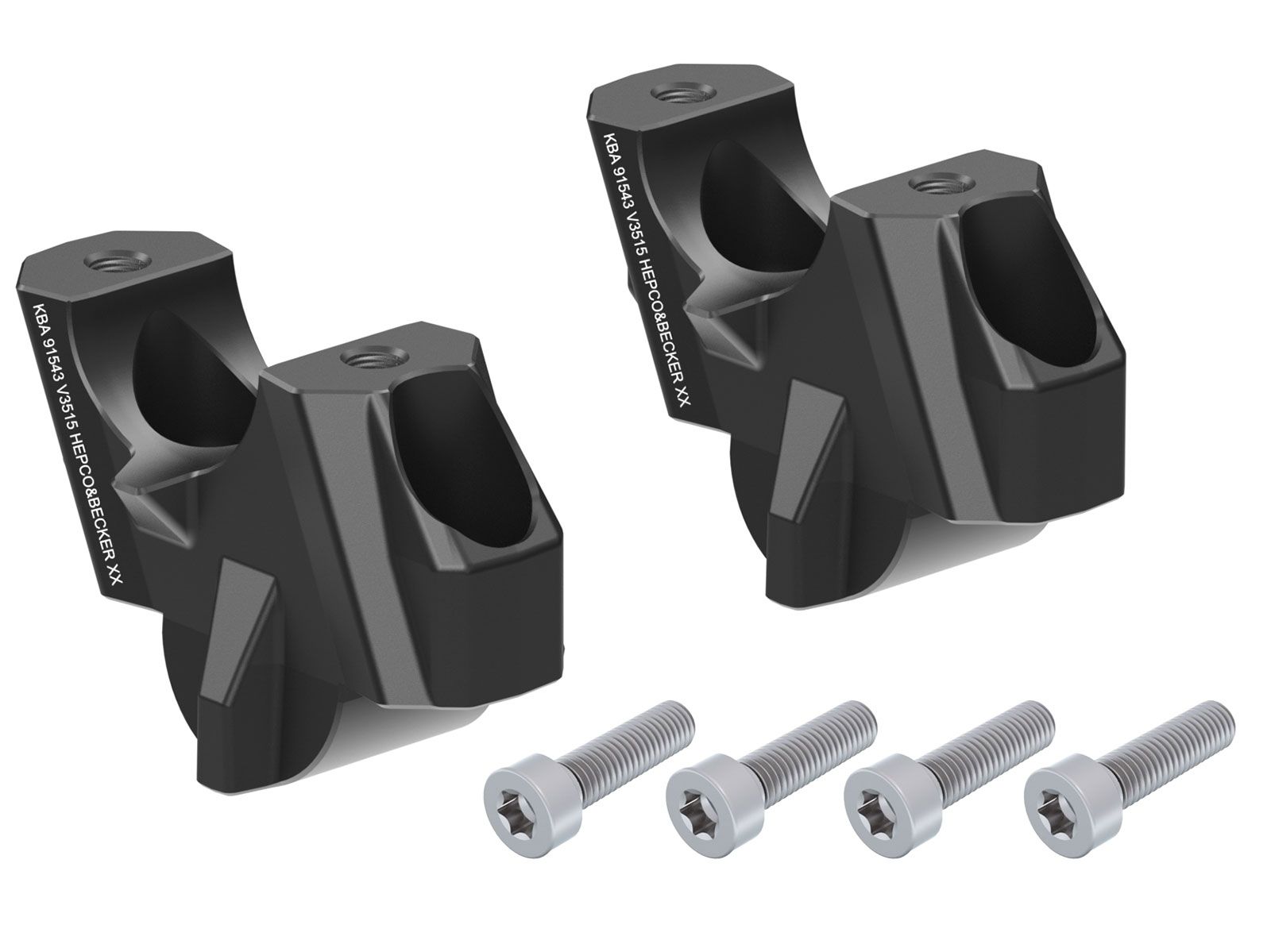 Lenkererhöhung H=35 mm mit Versatz 15 mm zurück für BMW M 1000 R (23-) Hepco & Becker