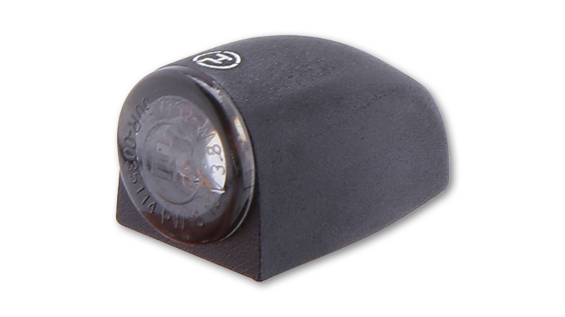 HIGHSIDER pro Proton Three LED Blinker/Positionslicht Schwarz/Getönt 2in1, E-Geprüft (Paar)